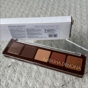 Natasha Denona Alloy Eyeshadow Palette - Rich Browns and Tans New in Box